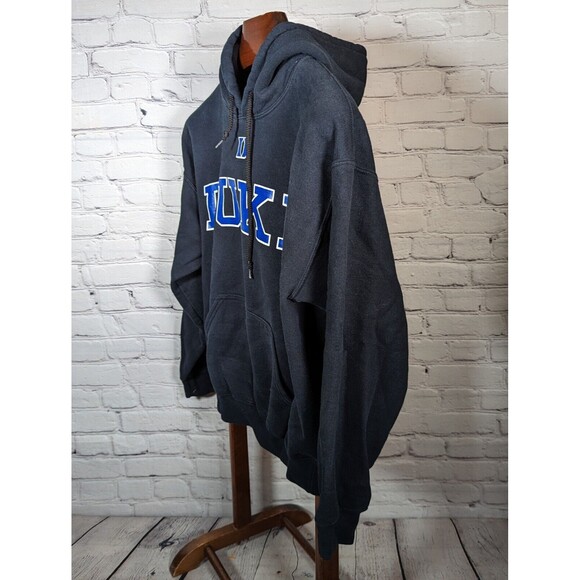 Duke Blue Devils Hoodie Men M Pull Over Sweater Adult Spell Out Logo - Picture 3 of 9